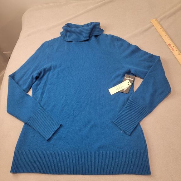 Victor Alfaro Sweater turtleneck Long Sleeve 100% Cashmere Large - Picture 1 of 7